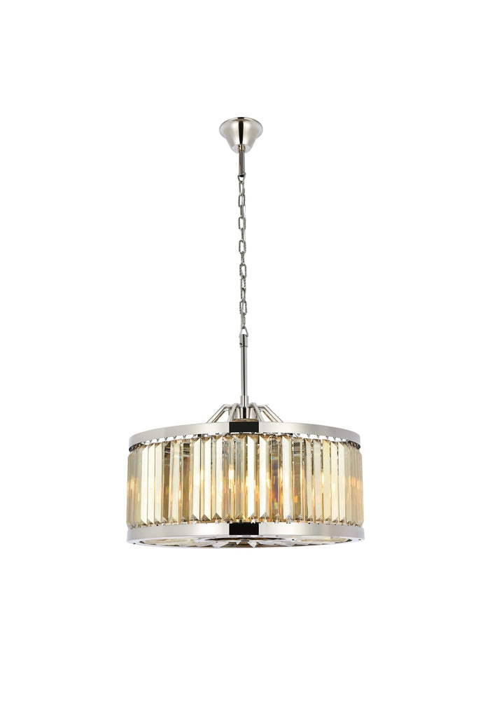 Elegant Lighting Chandelier Royal Cut 1233D28PN-GT/RC