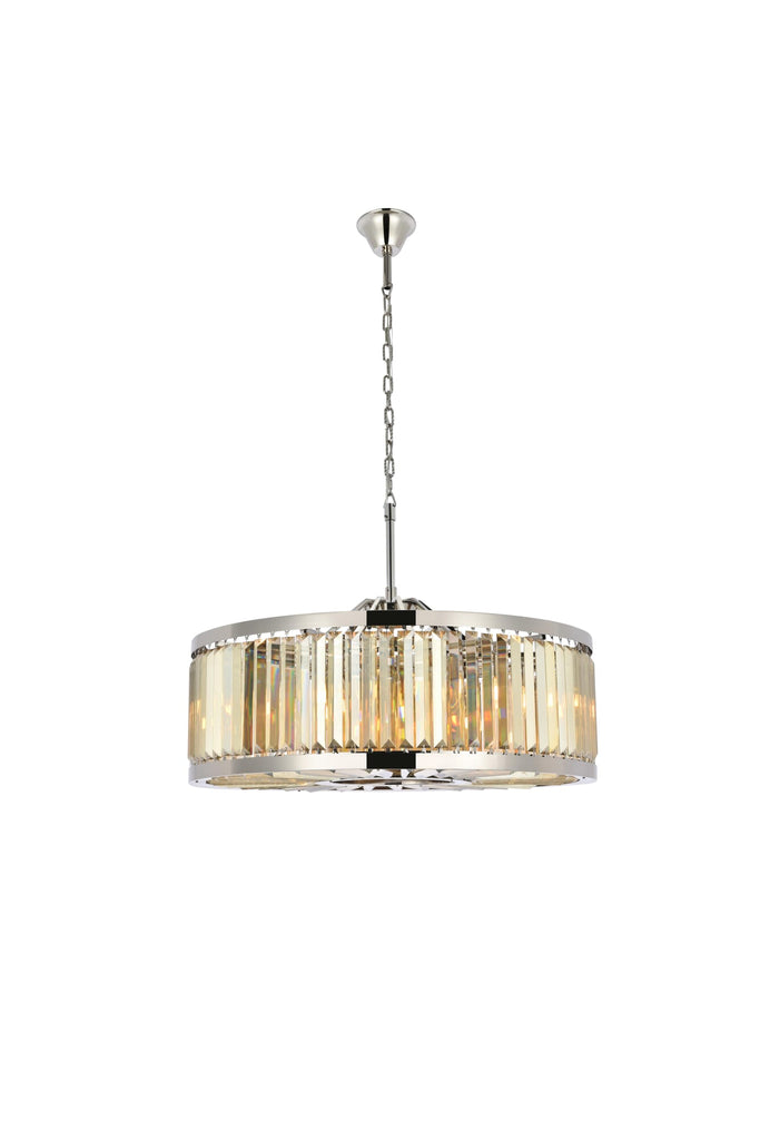 Elegant Lighting Chandelier Royal Cut 1233D35PN-GT/RC