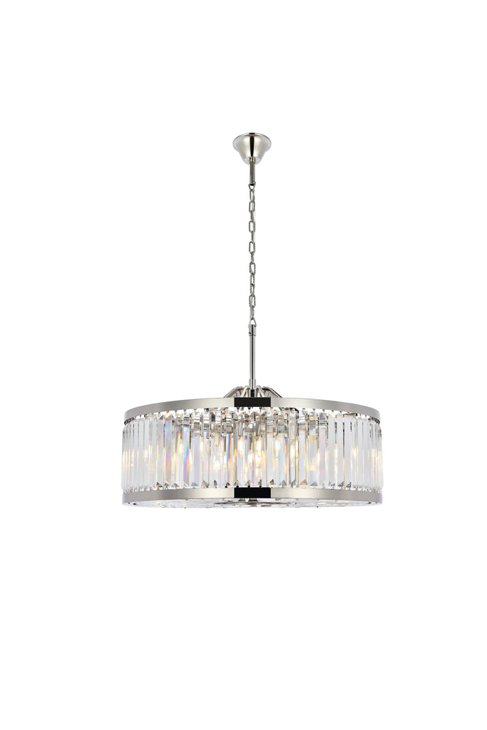 Elegant Lighting Chandelier Royal Cut 1233D35PN/RC