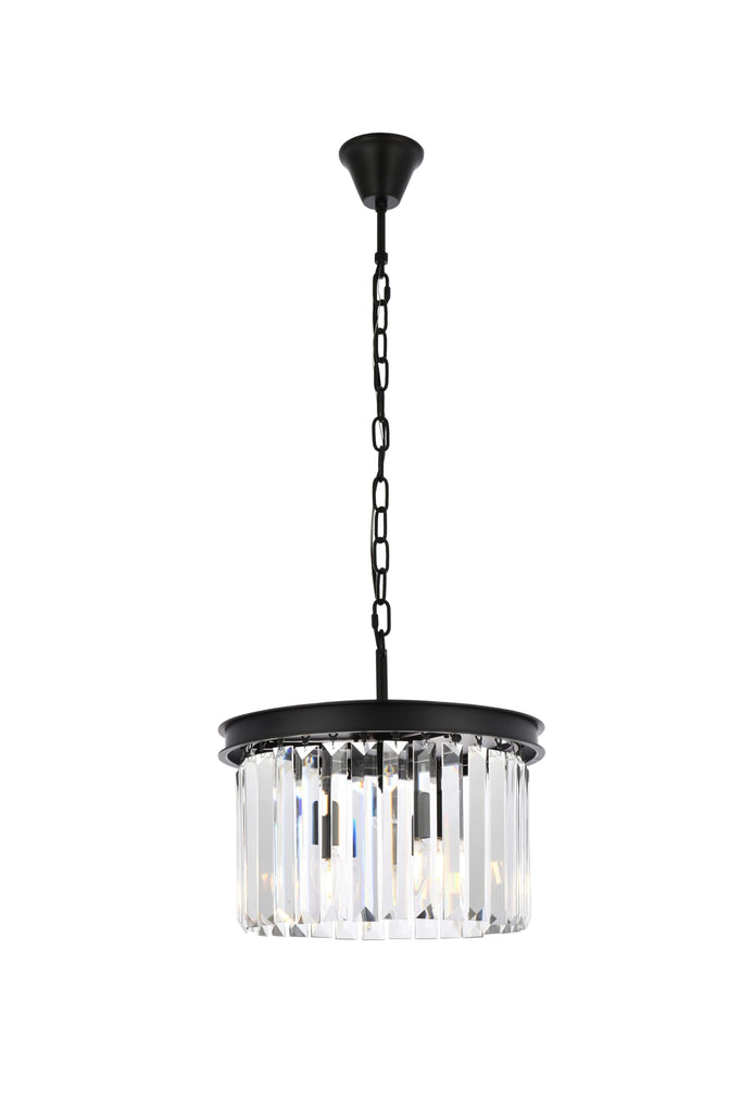 Elegant Lighting Pendant Light Royal Cut 1238D16MB/RC