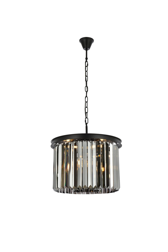 Elegant Lighting Pendant Light Royal Cut 1238D20MB-SS/RC