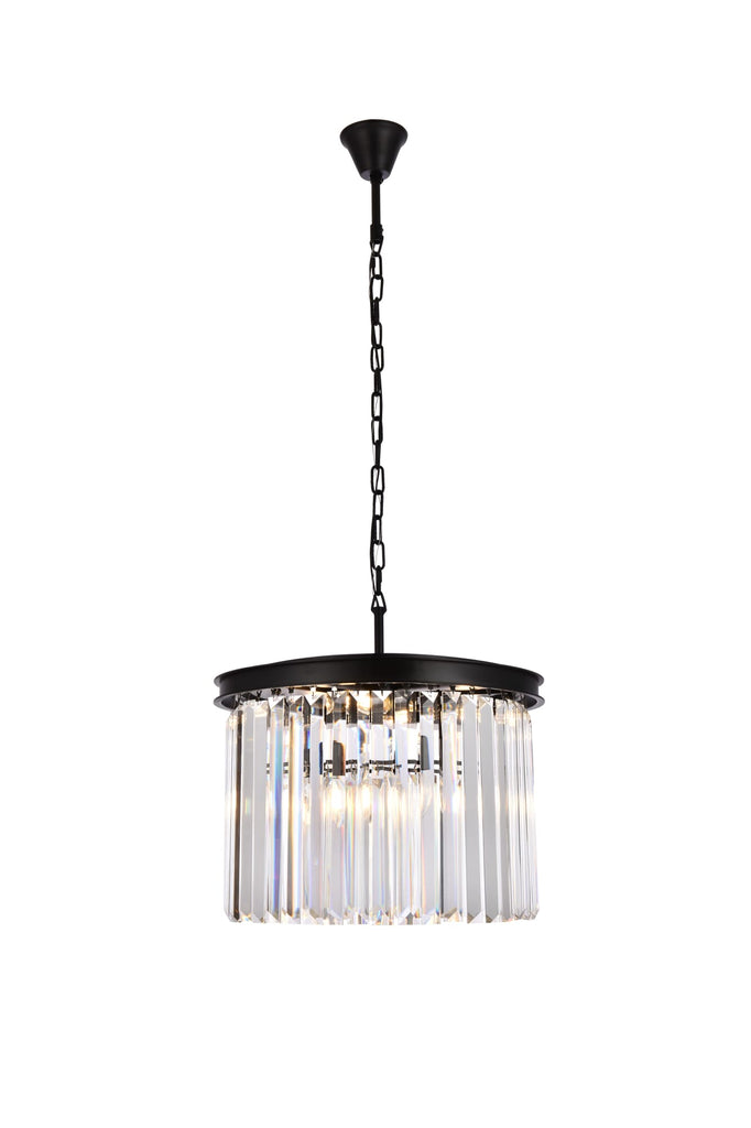 Elegant Lighting Pendant Light Royal Cut 1238D20MB/RC