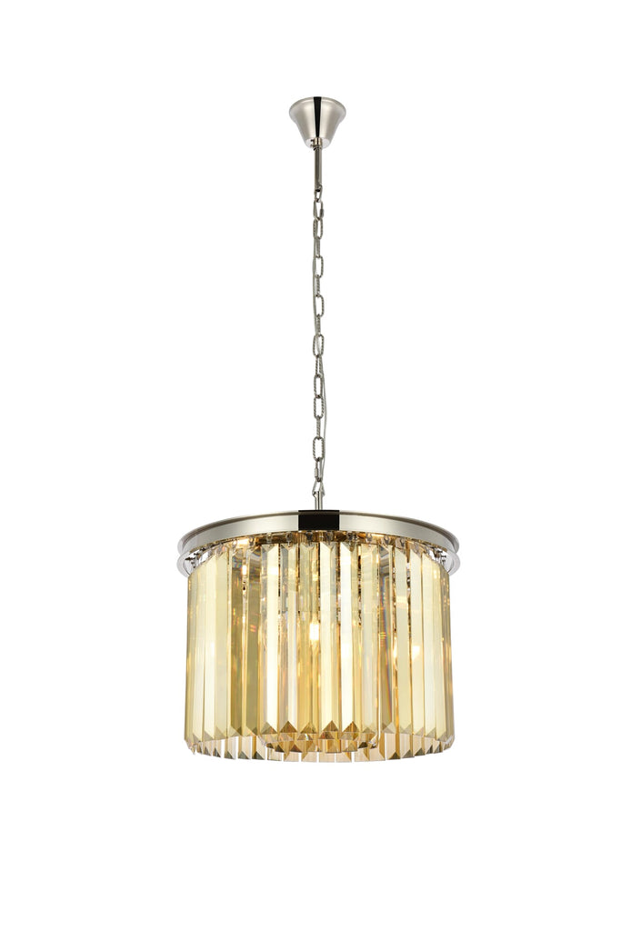 Elegant Lighting Pendant Light Royal Cut 1238D20PN-GT/RC