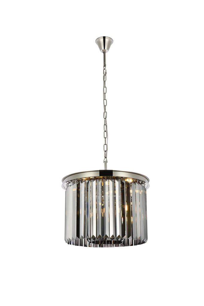 Elegant Lighting Pendant Light Royal Cut 1238D20PN-SS/RC