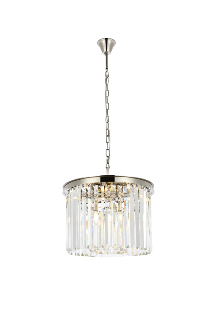 Elegant Lighting Pendant Light Royal Cut 1238D20PN/RC