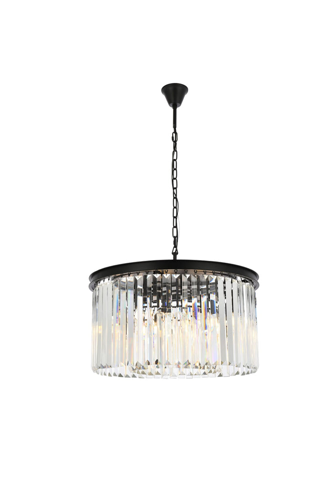 Elegant Lighting Chandelier Royal Cut 1238D26MB/RC