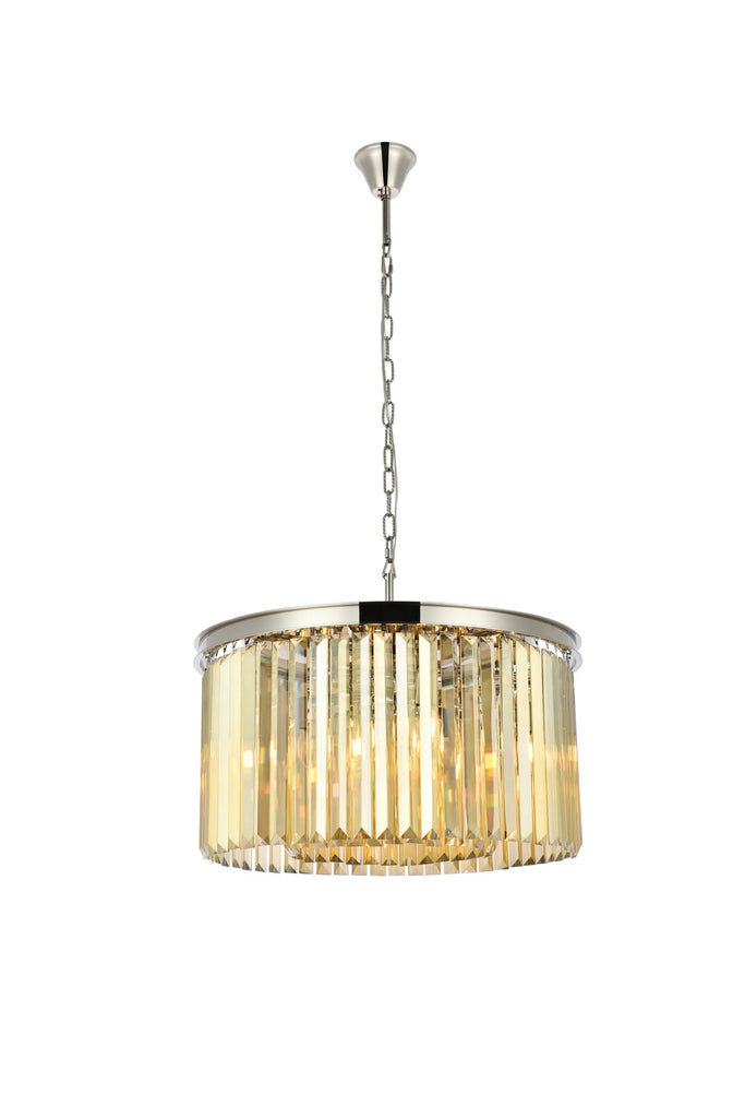 Elegant Lighting Chandelier Royal Cut 1238D26PN-GT/RC