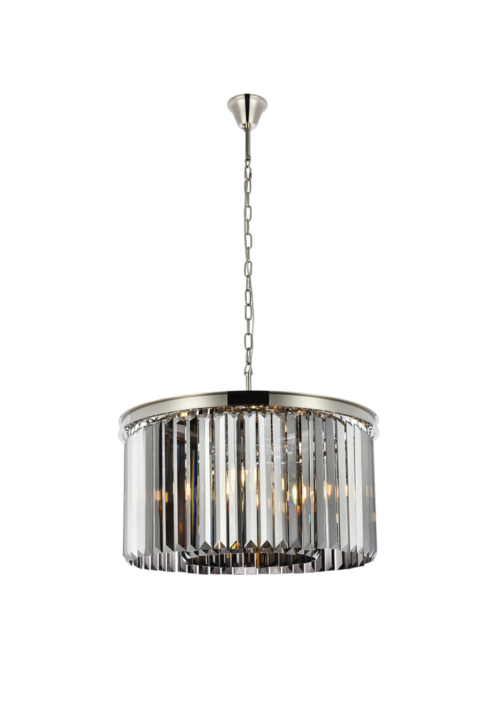 Elegant Lighting Chandelier Royal Cut 1238D26PN-SS/RC