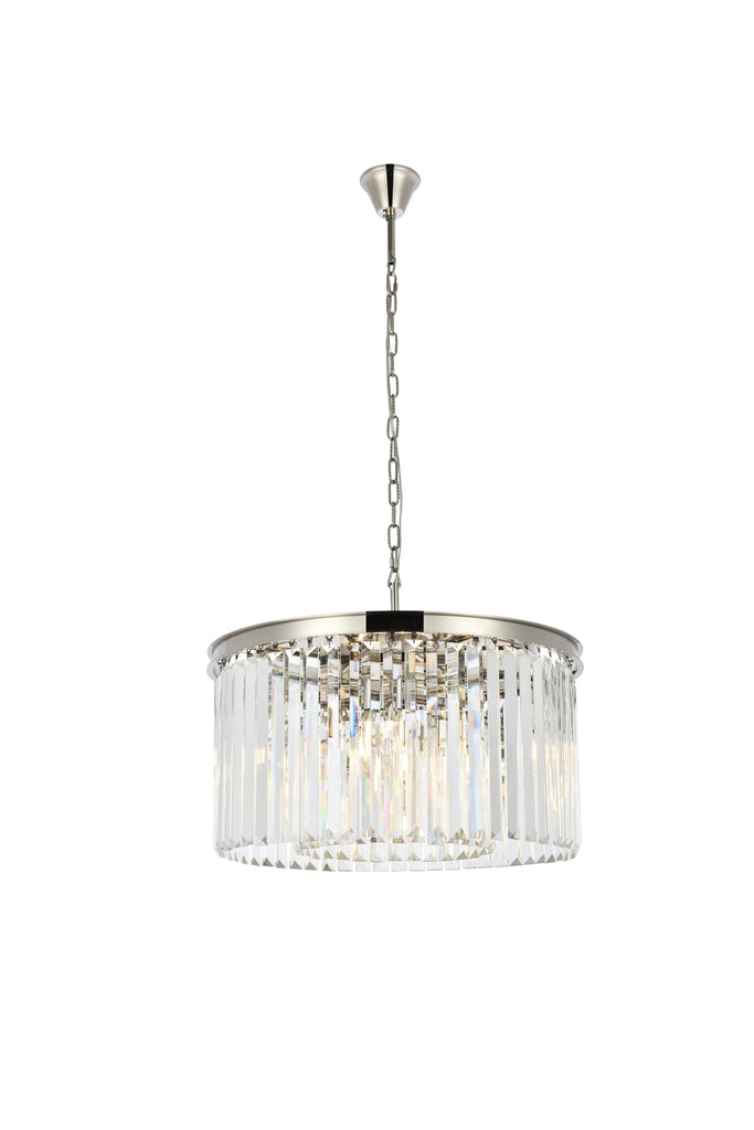 Elegant Lighting Chandelier Royal Cut 1238D26PN/RC