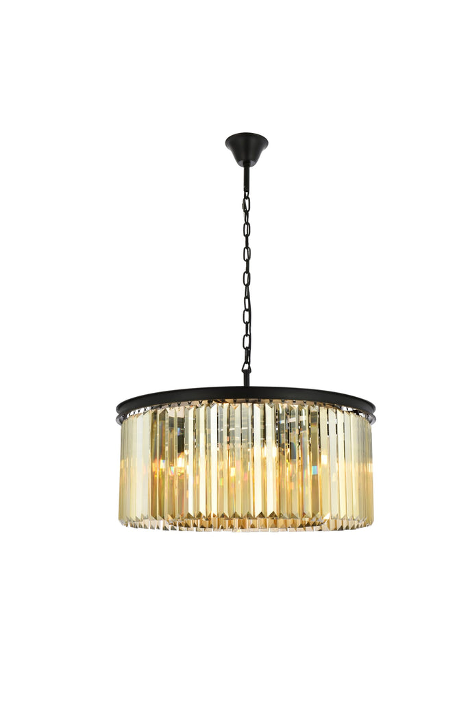 Elegant Lighting Chandelier Royal Cut 1238D31MB-GT/RC