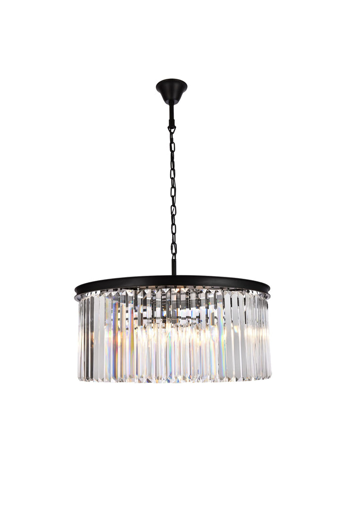 Elegant Lighting Chandelier Royal Cut 1238D31MB/RC