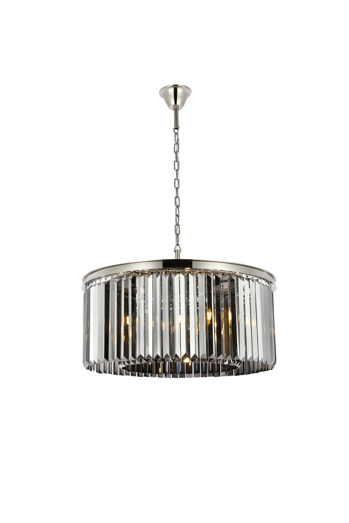 Elegant Lighting Chandelier Royal Cut 1238D31PN-SS/RC