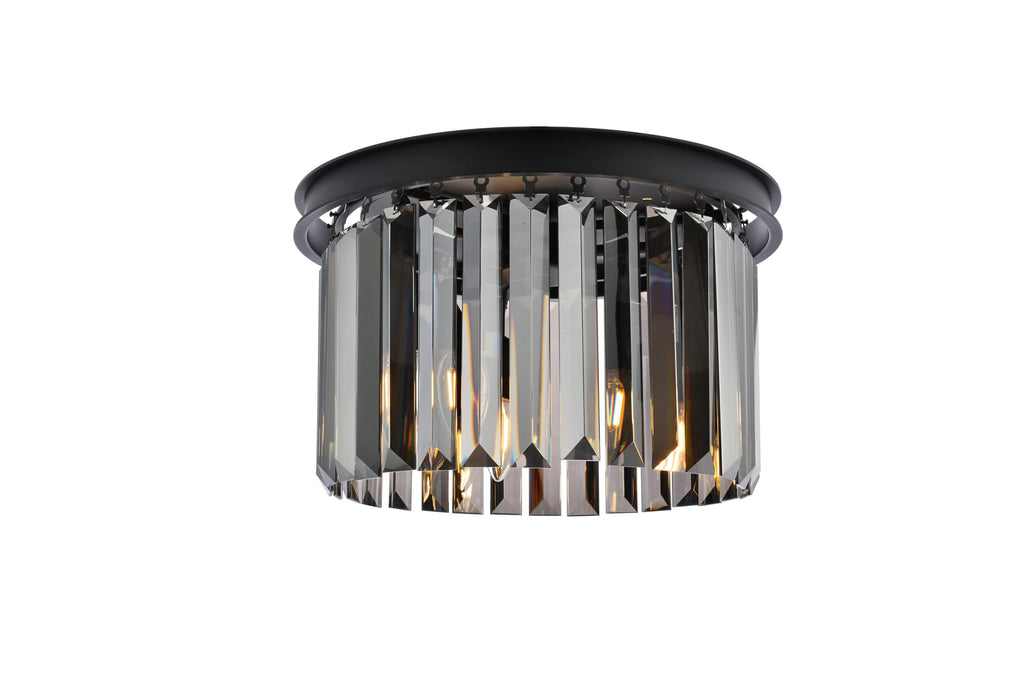 Elegant Lighting Flush Mount Light Royal Cut 1238F16MB-SS/RC