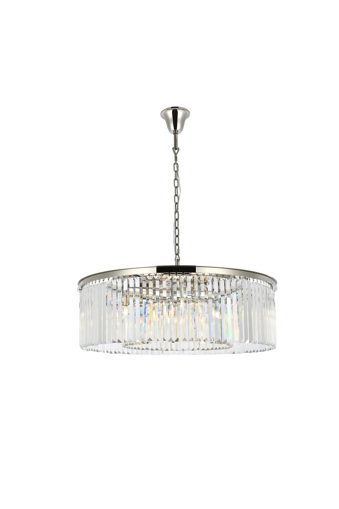 Elegant Lighting Chandelier Royal Cut 1238G43PN/RC