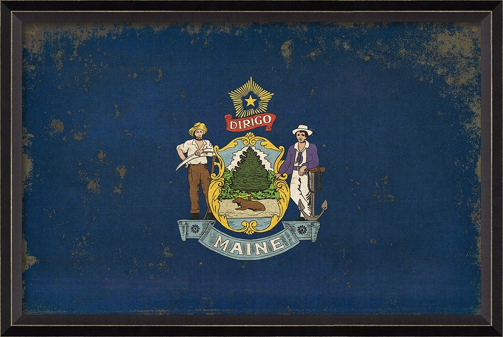 Spicher & Company BC Maine State Flag 13959