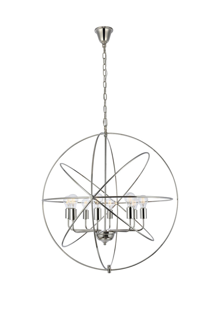 Elegant Lighting Pendant Light 1453D32PN