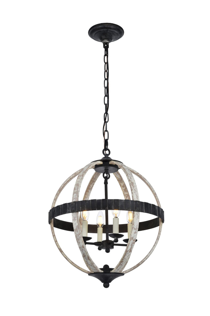 Elegant Lighting Pendant Light 1503D18IW