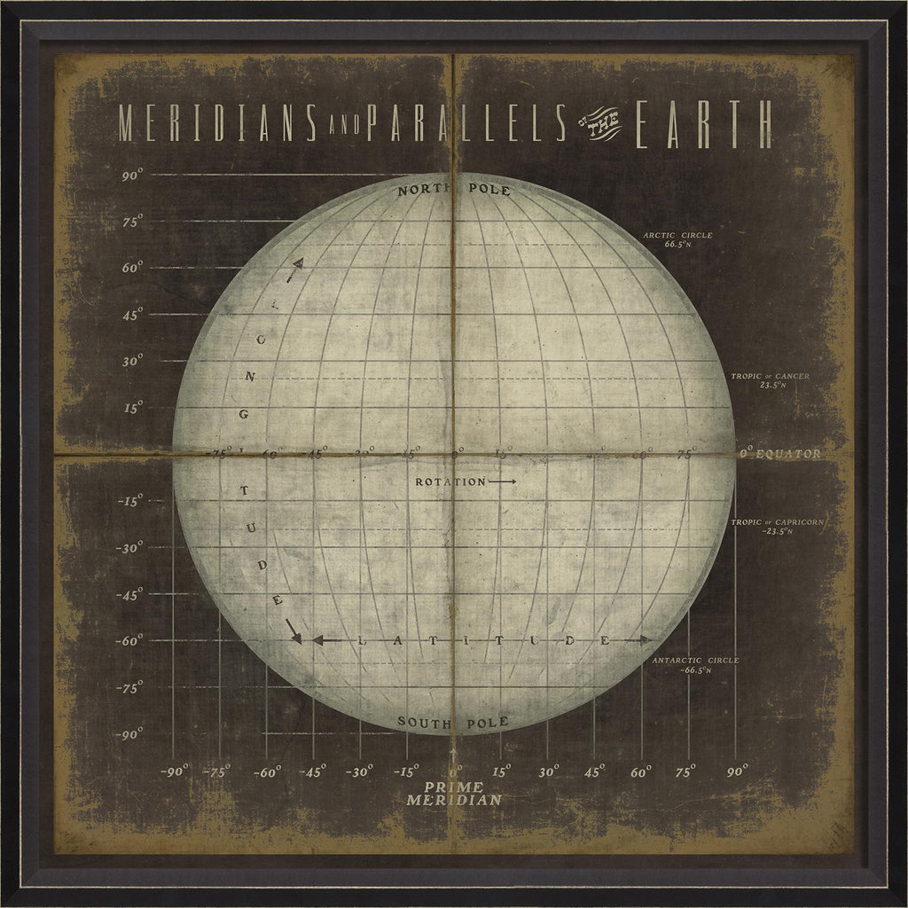 Spicher & Company BC Meridians and Parallels of the Earth 18002