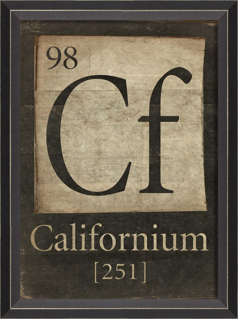 Spicher & Company BC 98-Cf-Californium 18398