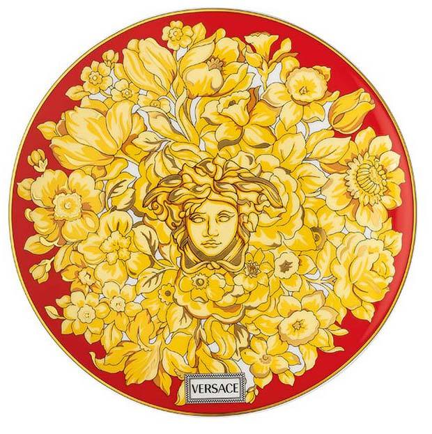 Versace Medusa Rhapsody Red Bread & Butter Plate 19335-403671-10217