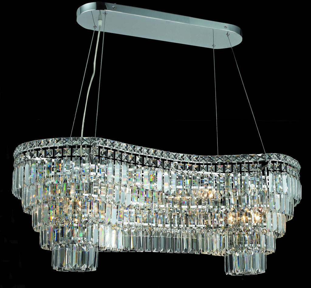 Elegant Lighting Chandelier Elegant Cut 2019D40C/EC