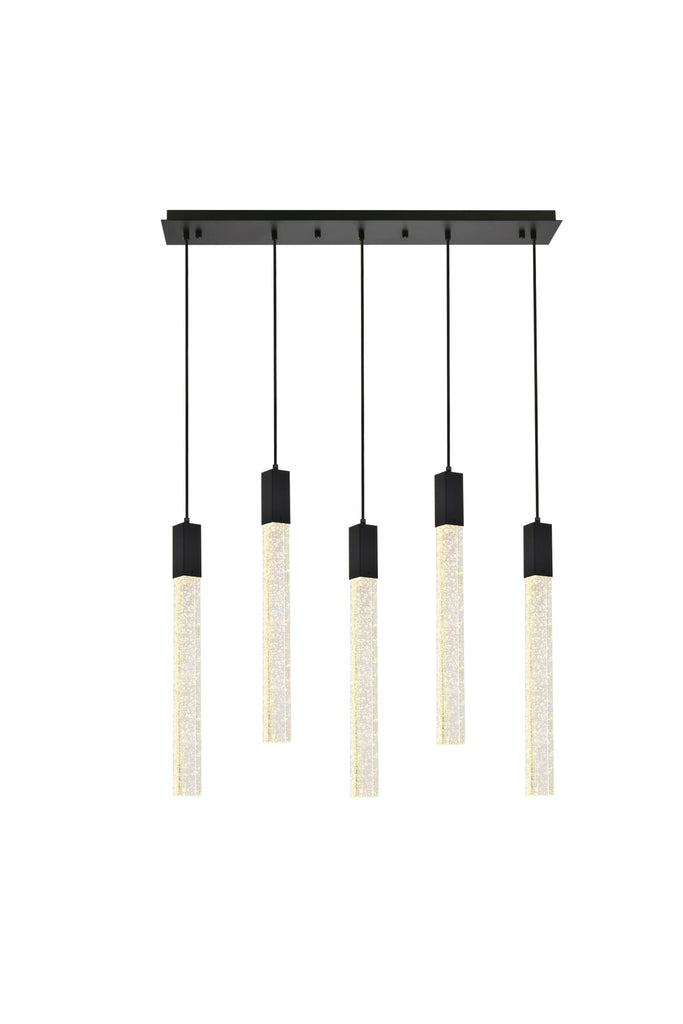 Elegant Lighting Pendant Light 2066S36BK