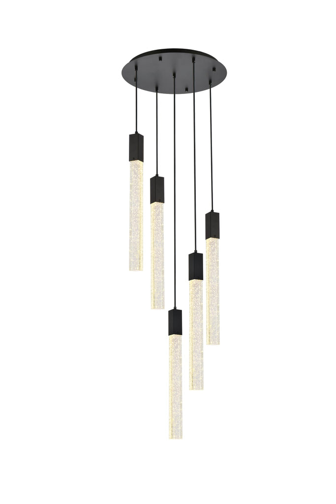 Elegant Lighting Pendant Light 2067D20BK