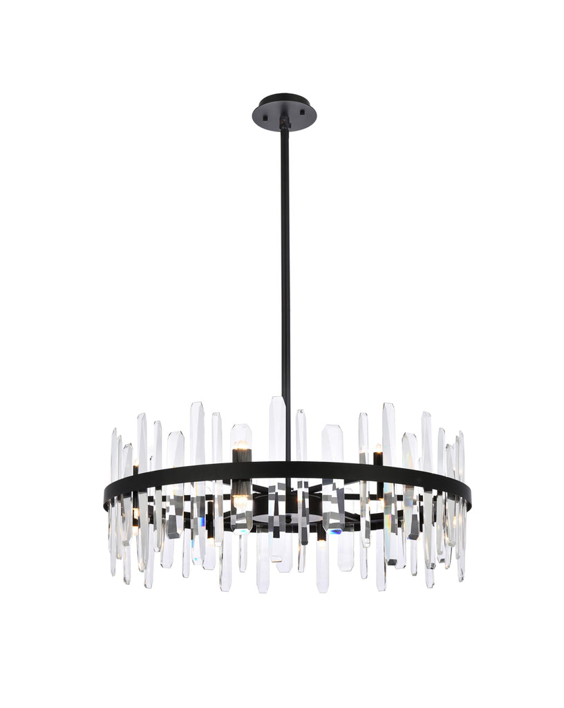 Elegant Lighting Chandelier 2200D32BK