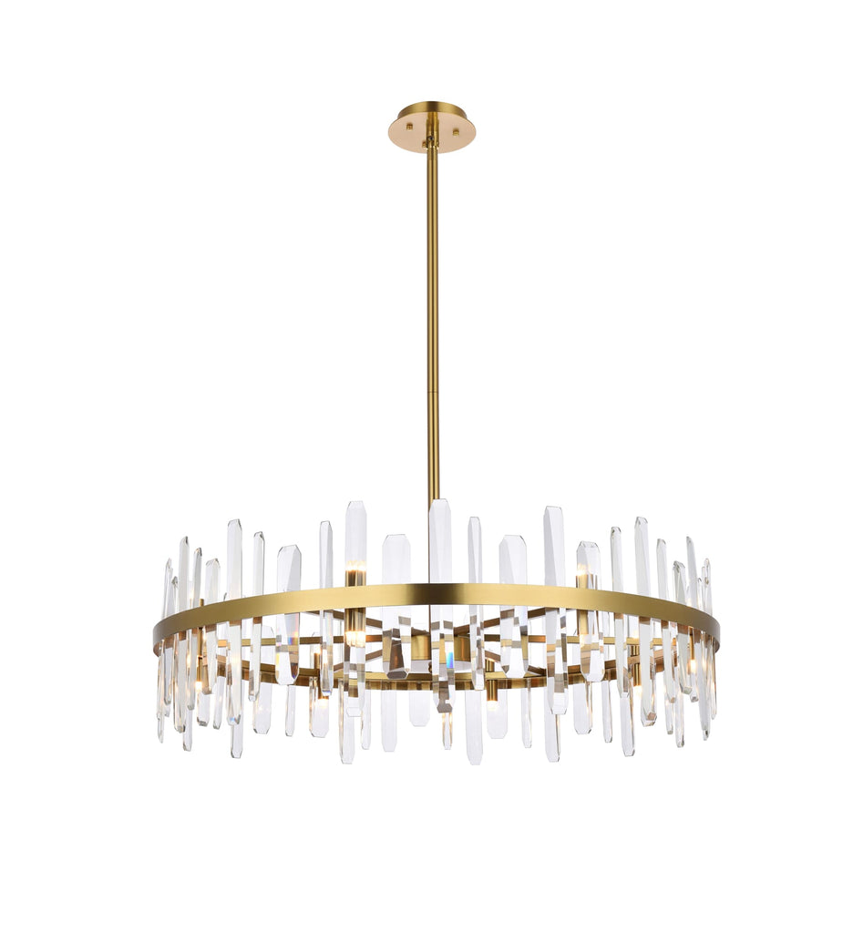 Elegant Lighting Chandelier 2200D36SG