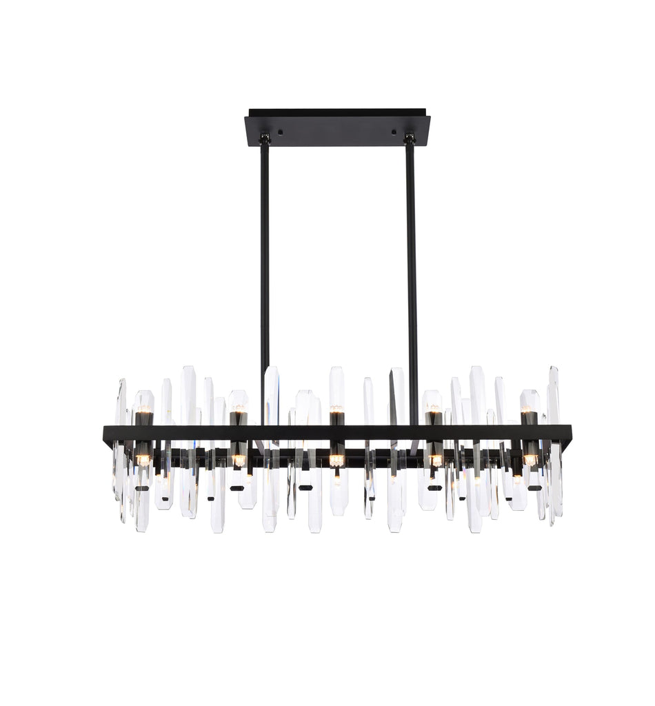 Elegant Lighting Chandelier 2200G36BK