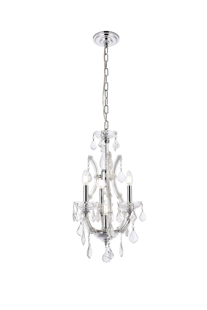 Elegant Lighting Pendant Light Elegant Cut 2800D12C/EC