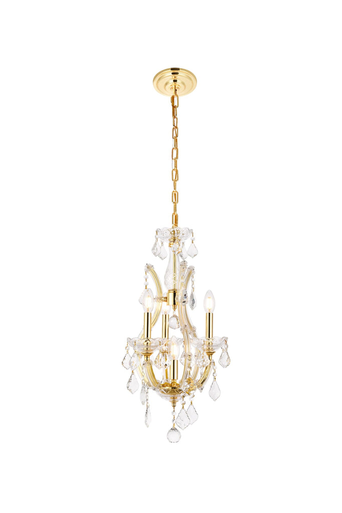 Elegant Lighting Pendant Light Royal Cut 2800D12G/RC