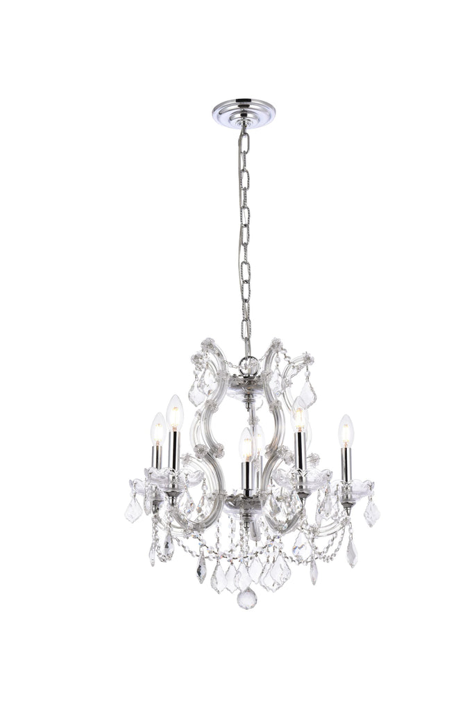 Elegant Lighting Pendant Light Elegant Cut 2800D20C/EC