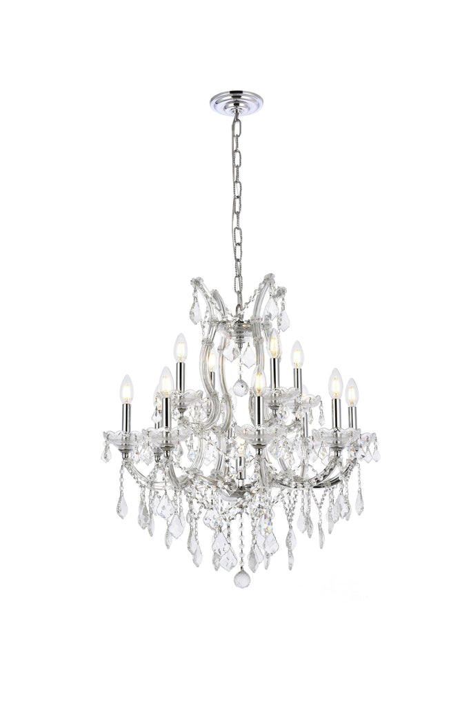 Elegant Lighting Chandelier Elegant Cut 2800D27C/EC