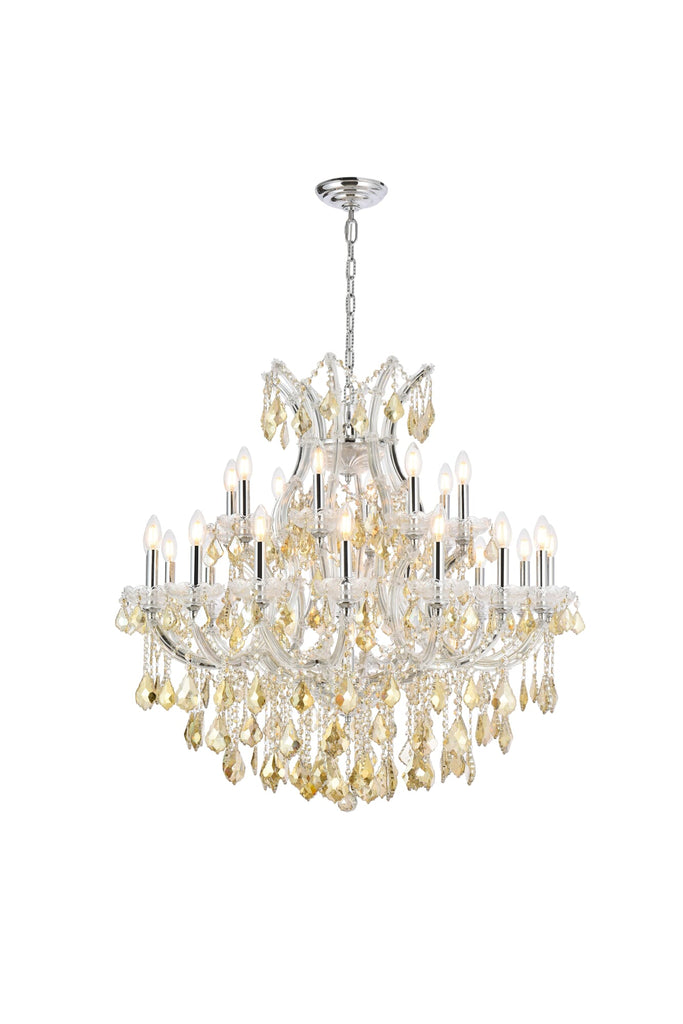 Elegant Lighting Chandelier Royal Cut 2800D36C-GT/RC