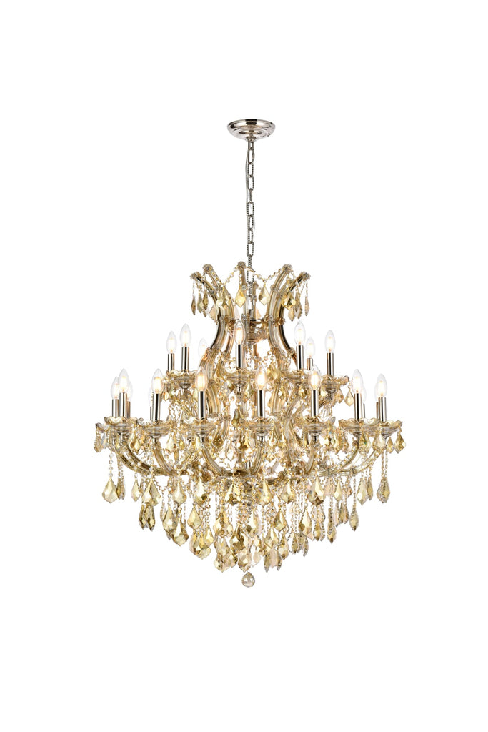 Elegant Lighting Chandelier Royal Cut 2800D36GT-GT/RC