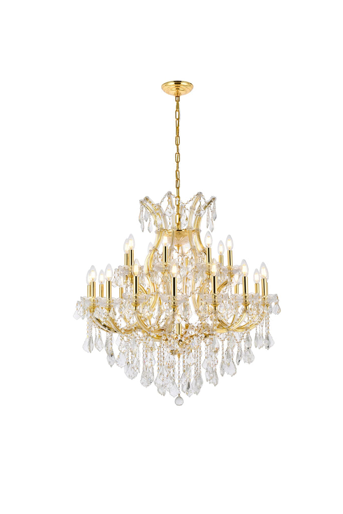 Elegant Lighting Chandelier Royal Cut 2800D36G/RC