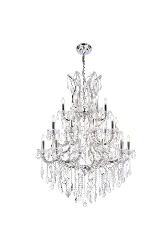 Elegant Lighting Chandelier Elegant Cut 2800D38C/EC