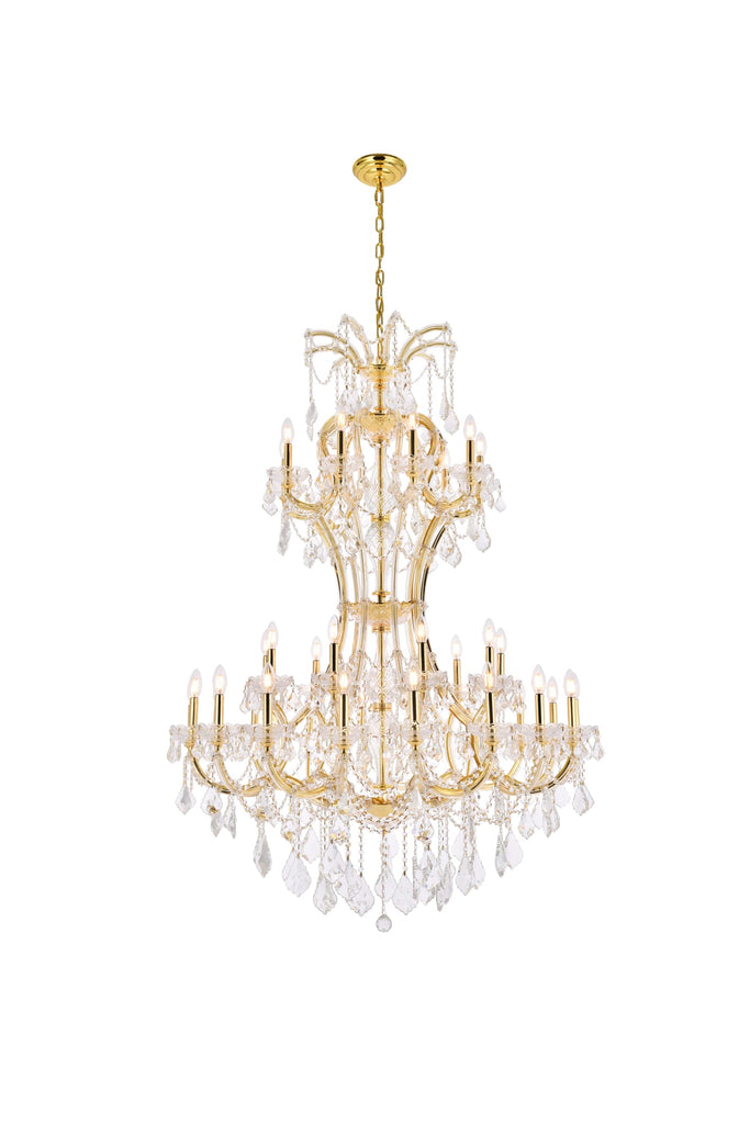 Elegant Lighting Chandelier Royal Cut 2800D46G/RC