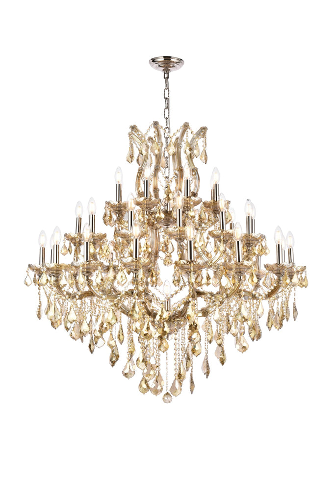 Elegant Lighting Chandelier Royal Cut 2800G44GT-GT/RC