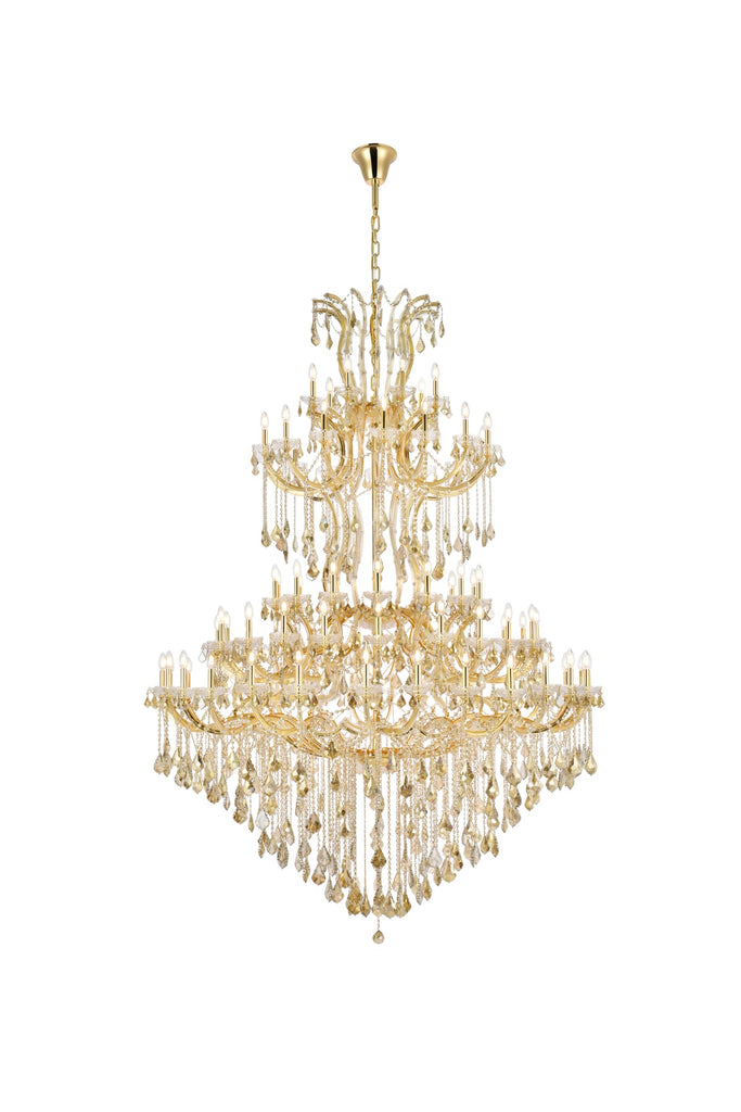 Elegant Lighting Chandelier Royal Cut 2800G96G-GT/RC