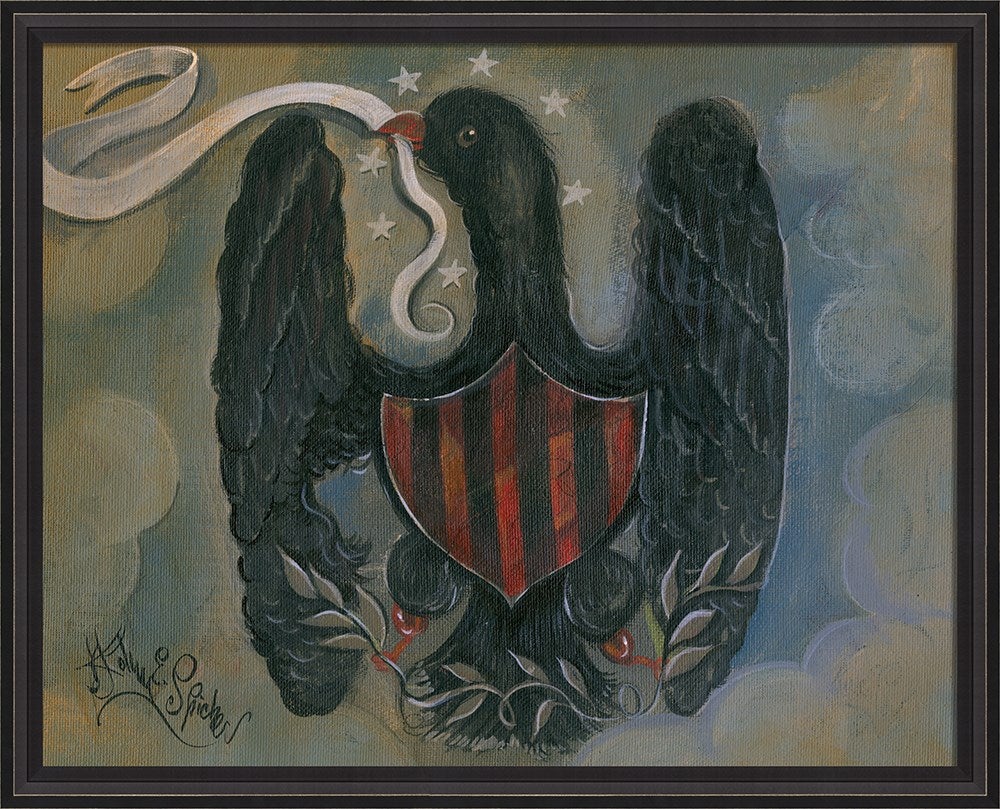 Spicher & Company BCBL Eagle with Red and Black Shield 28087