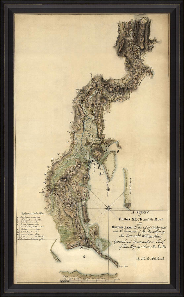 Spicher & Company BCBL Frog's Neck MAP 1776 30007