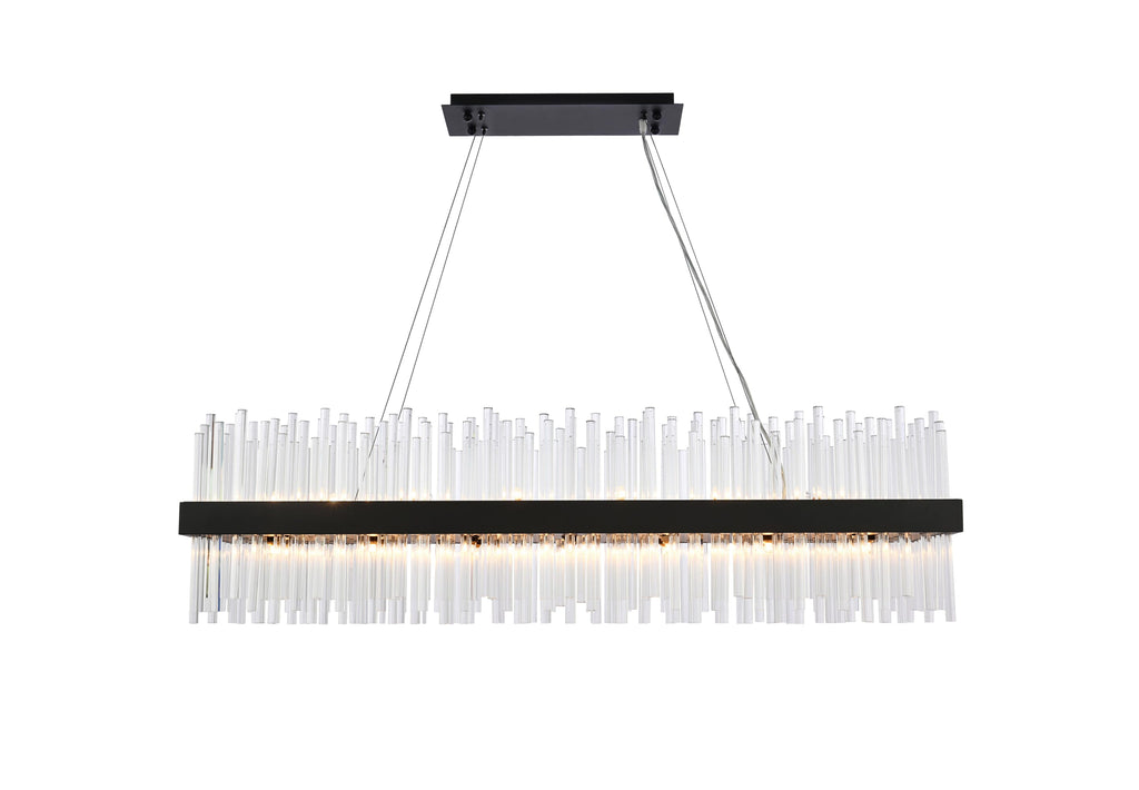 Elegant Lighting Chandelier 3000G48BK