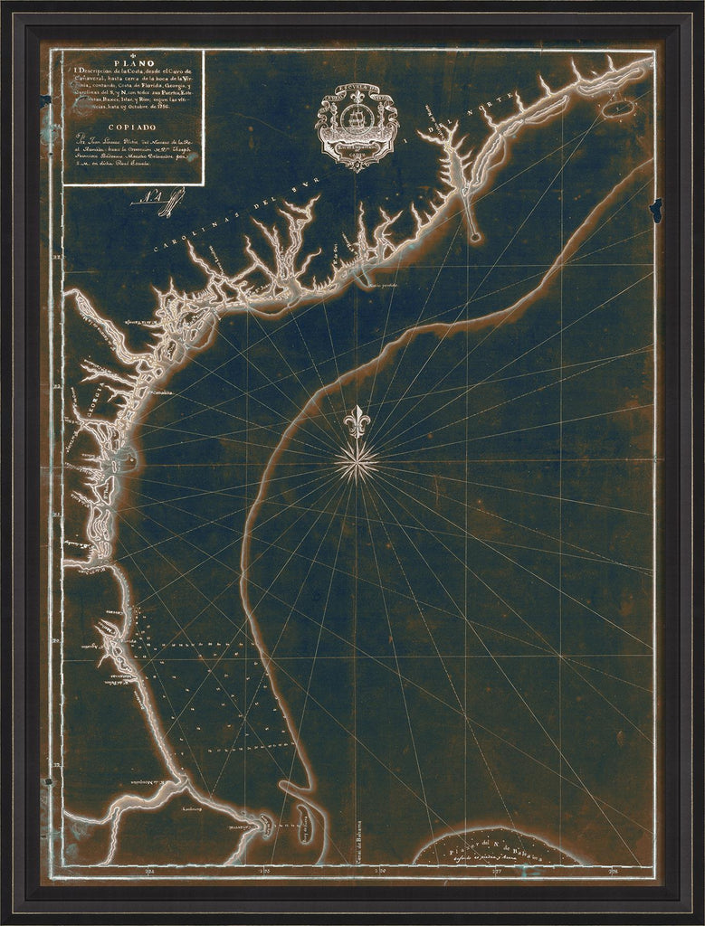 Spicher & Company BCBL South Atlantic States MAP 1756 Blue 30021