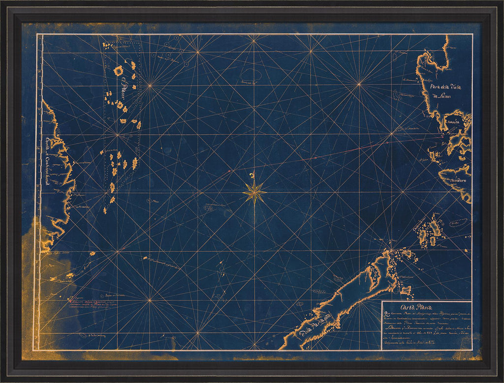 Spicher & Company BCBL South China Sea MAP 1770 Blue 30022