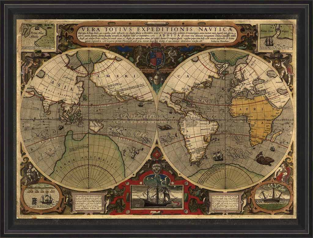 Spicher & Company BCBL MAP of the World 1595 30033