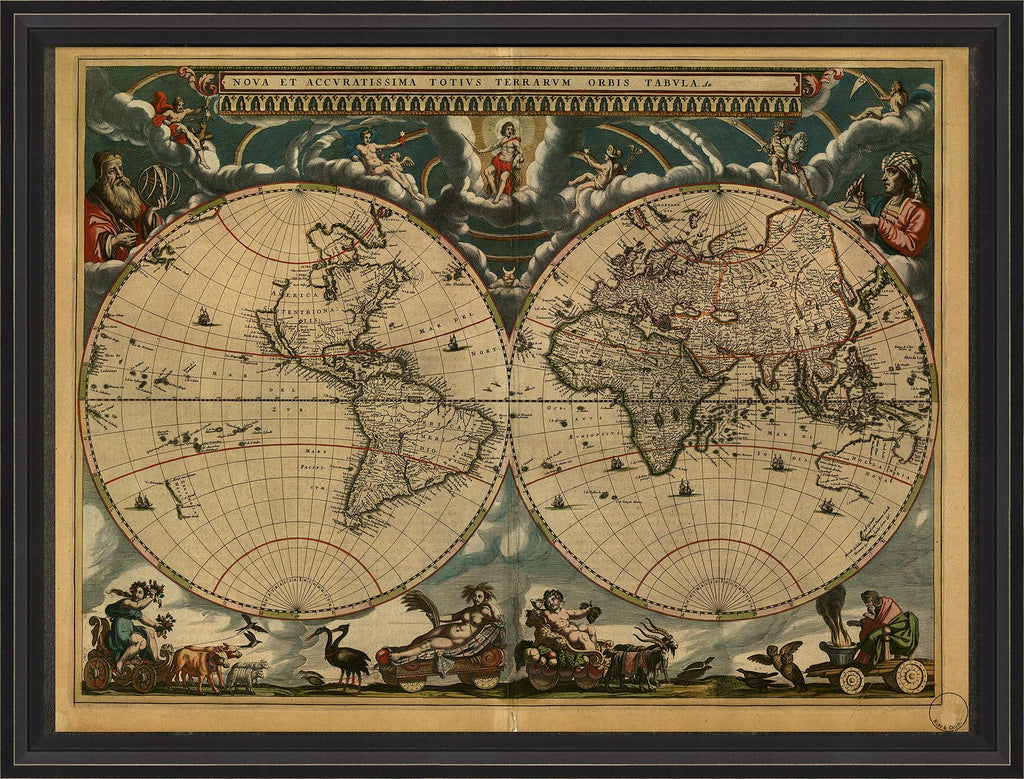 Spicher & Company BCBL MAP of the World 1664 30034