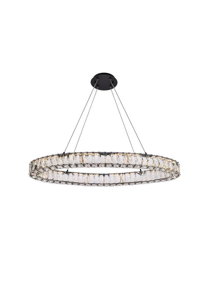 Elegant Lighting Pendant Light 3503D36BK