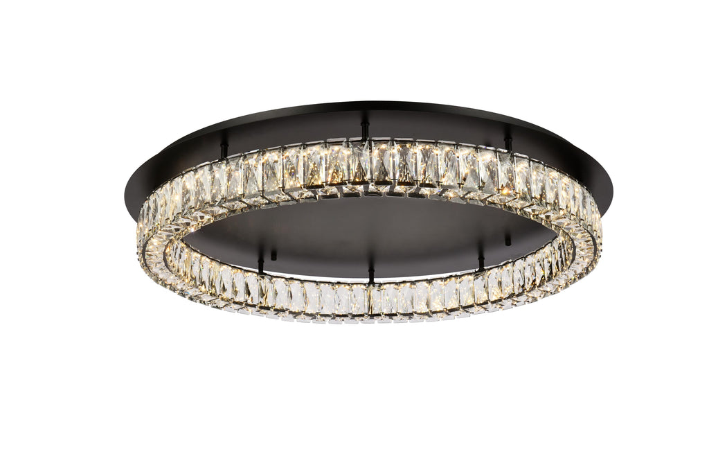 Elegant Lighting Flush Mount Light 3503F33BK